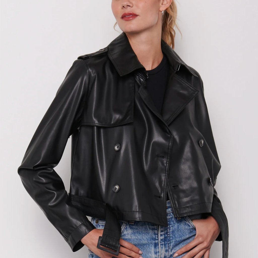 Bailey 44 Joni Vegan Leather Jacket In Black
